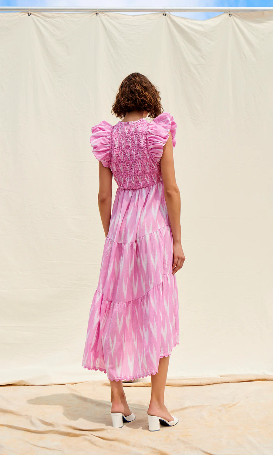 Ikat maxi outlet dress