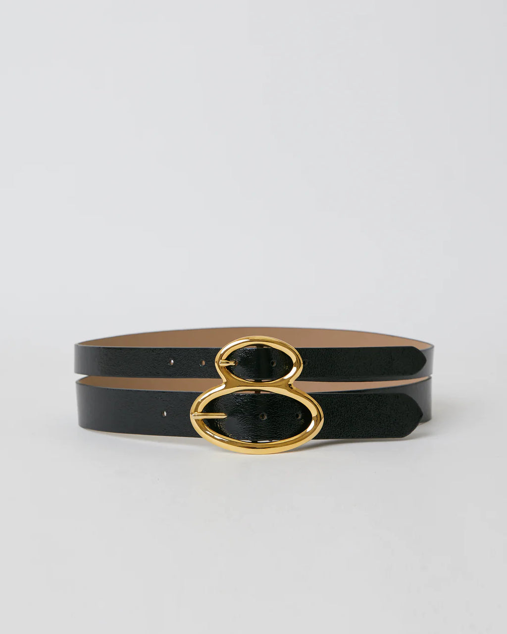 River Island Black Gold Buckle Western Belt