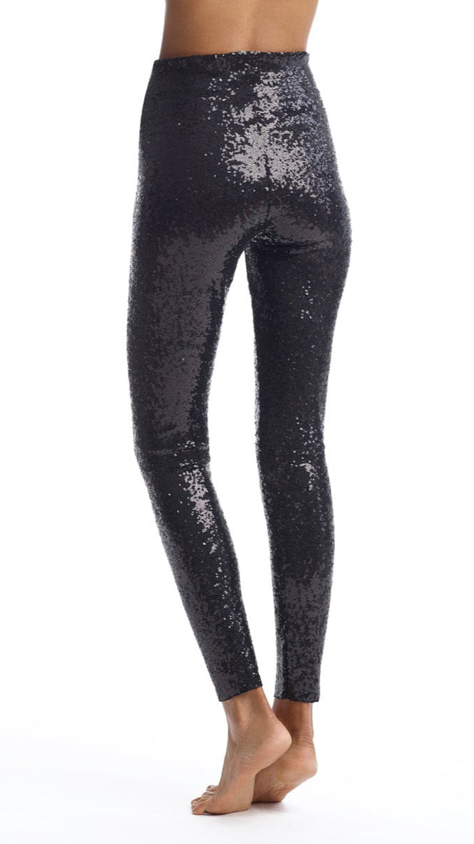 High waisted outlet sequin leggings