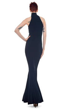 Norma Kamali Strapless Turtle Fishtail Gown in Black *CALL TO ORDER*