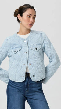 Paige Denim Jayla Quilted Jacket in Aella