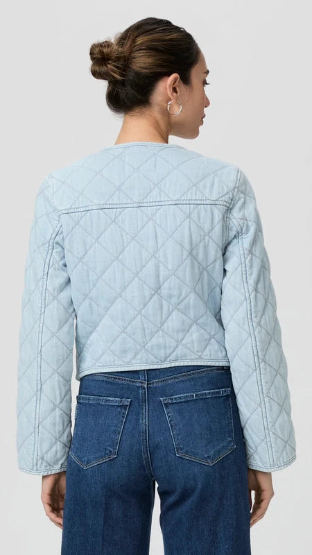 Paige Denim Jayla Quilted Jacket in Aella