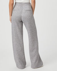 Paige Denim Harper Wide Leg Pant in Heather Grey