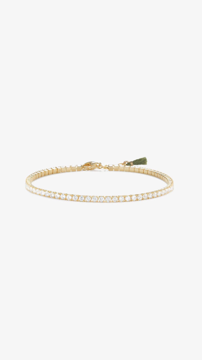 Shashi Jewelry Diamond Tennis Bracelet in Gold