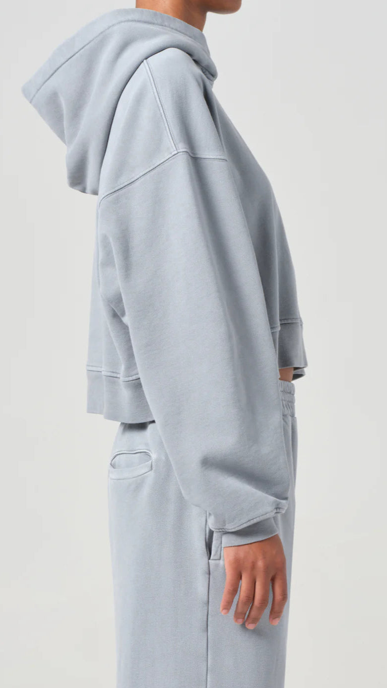 AGOLDE Denim Mari Hoodie in Mineral