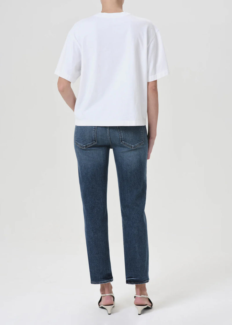 AGOLDE Denim Kye Straight Crop with Stretch in Control