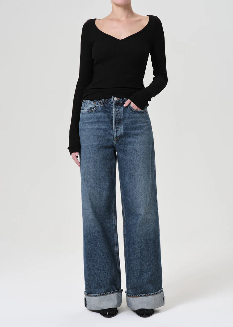 AGOLDE Denim Dame High Rise Wide Leg in Control