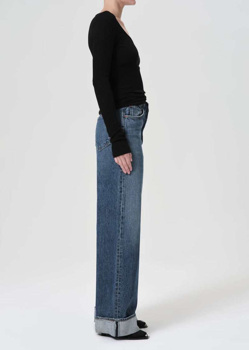 AGOLDE Denim Dame High Rise Wide Leg in Control