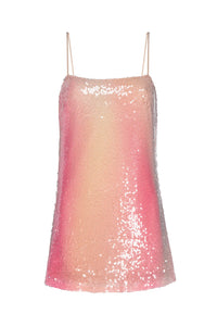 Misa Aline Sequin Mini Dress in Ombre