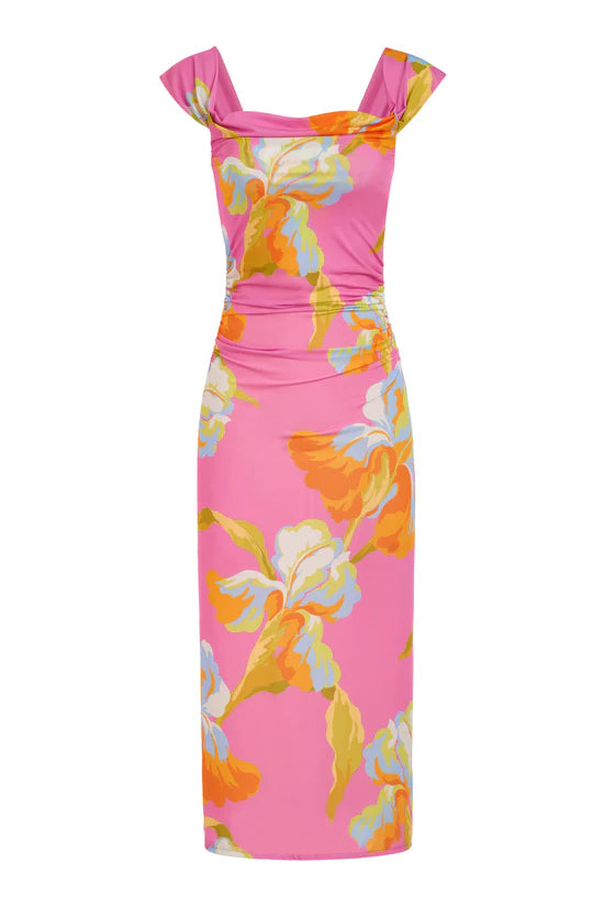 Amanda Uprichard Rebecca Midi Dress in Calypso