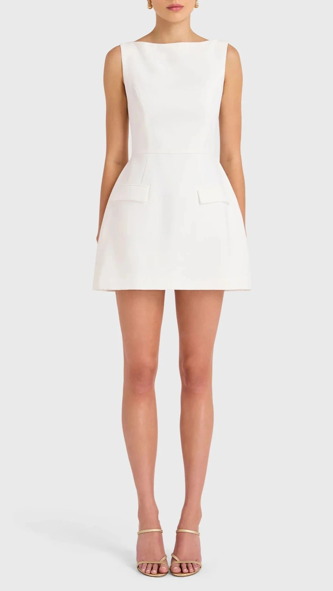 Amanda Uprichard Banco Mini Dress in Ivory