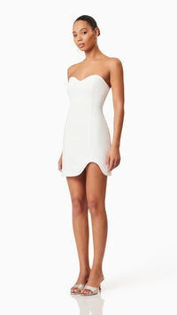 Elliatt Janelle Strapless Mini Dress in Ivory