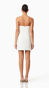 Elliatt Janelle Strapless Mini Dress in Ivory