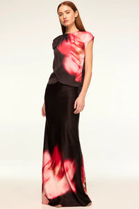 Misa Sierra Maxi Skirt in Midnight Orchid