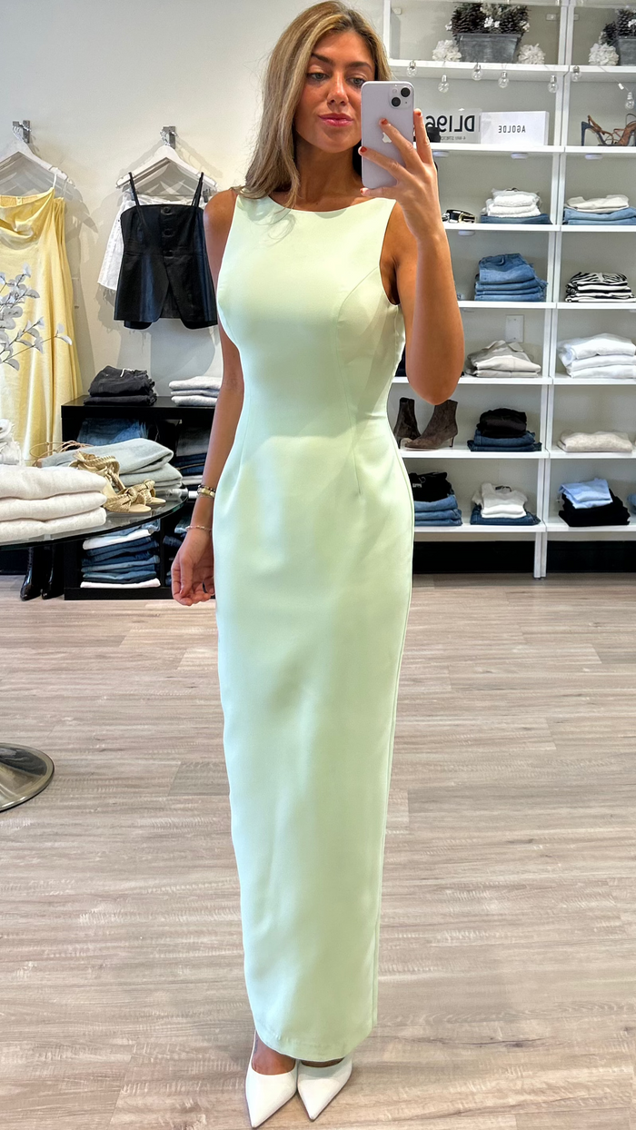 Amanda Uprichard Marbella Gown in Hypermint