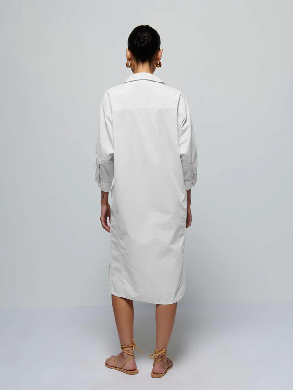 Nation LTD Irene Shirt Dress in White