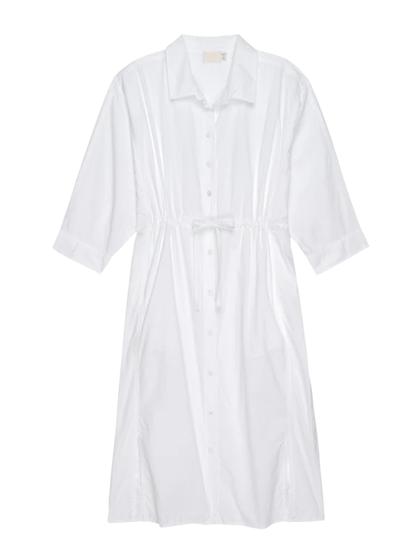 Nation LTD Irene Shirt Dress in White