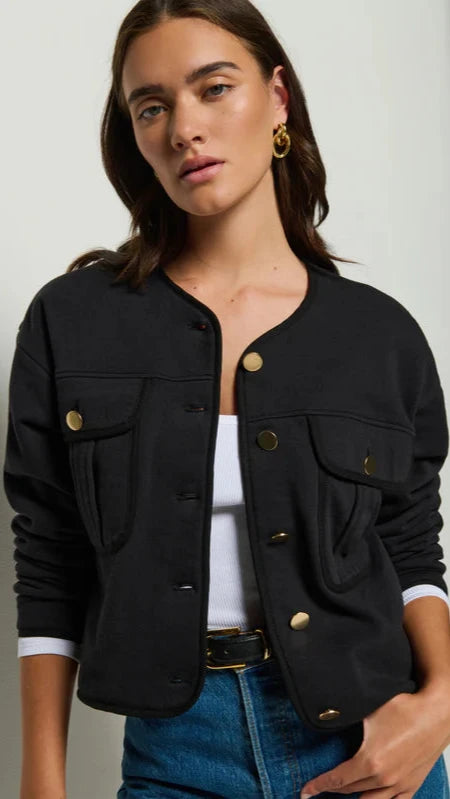 Nation LTD Jordi Jacket in Jet Black