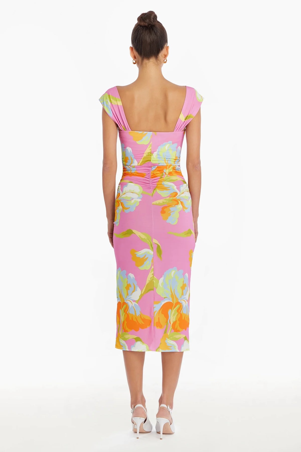 Amanda Uprichard Rebecca Midi Dress in Calypso