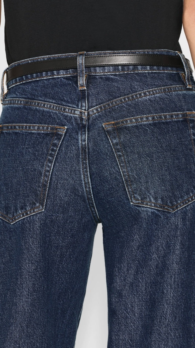 Frame Denim Low Slung Barrel in Kirk