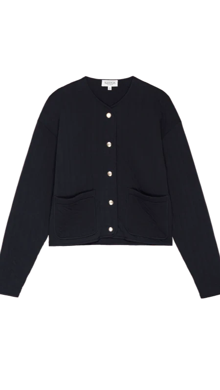 Nation LTD Otto Quilted Jacket in Black