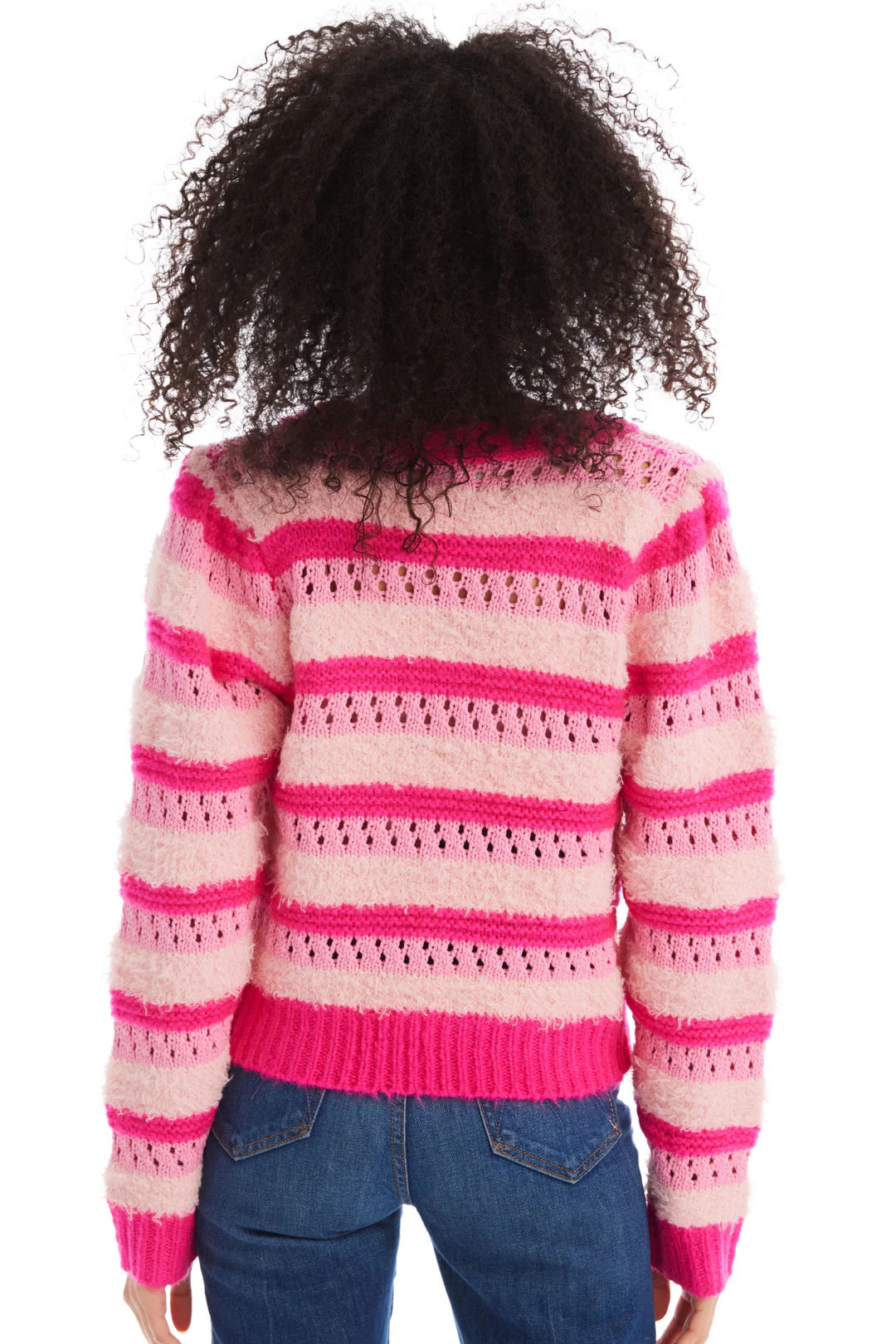 Allison Raven Cardigan in Pink