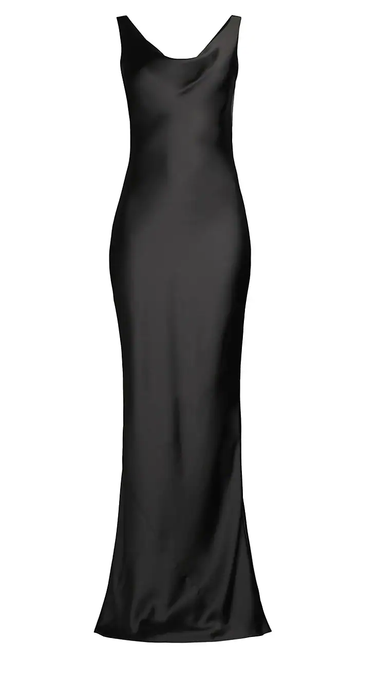 Norma Kamali Maria Gown in Black