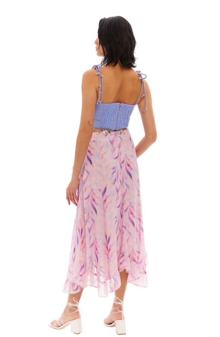 Allison New York Karina Midi Skirt in Soft Tropical