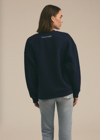 Favorite Daughter The Favorite Grandma Heart Logo Sweatshirt in Navy