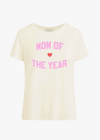 Favorite Daughter The Mom Of The Year Tee in Gardenia