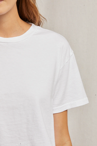 Perfect White Tee Courtney Cropped Tee in White