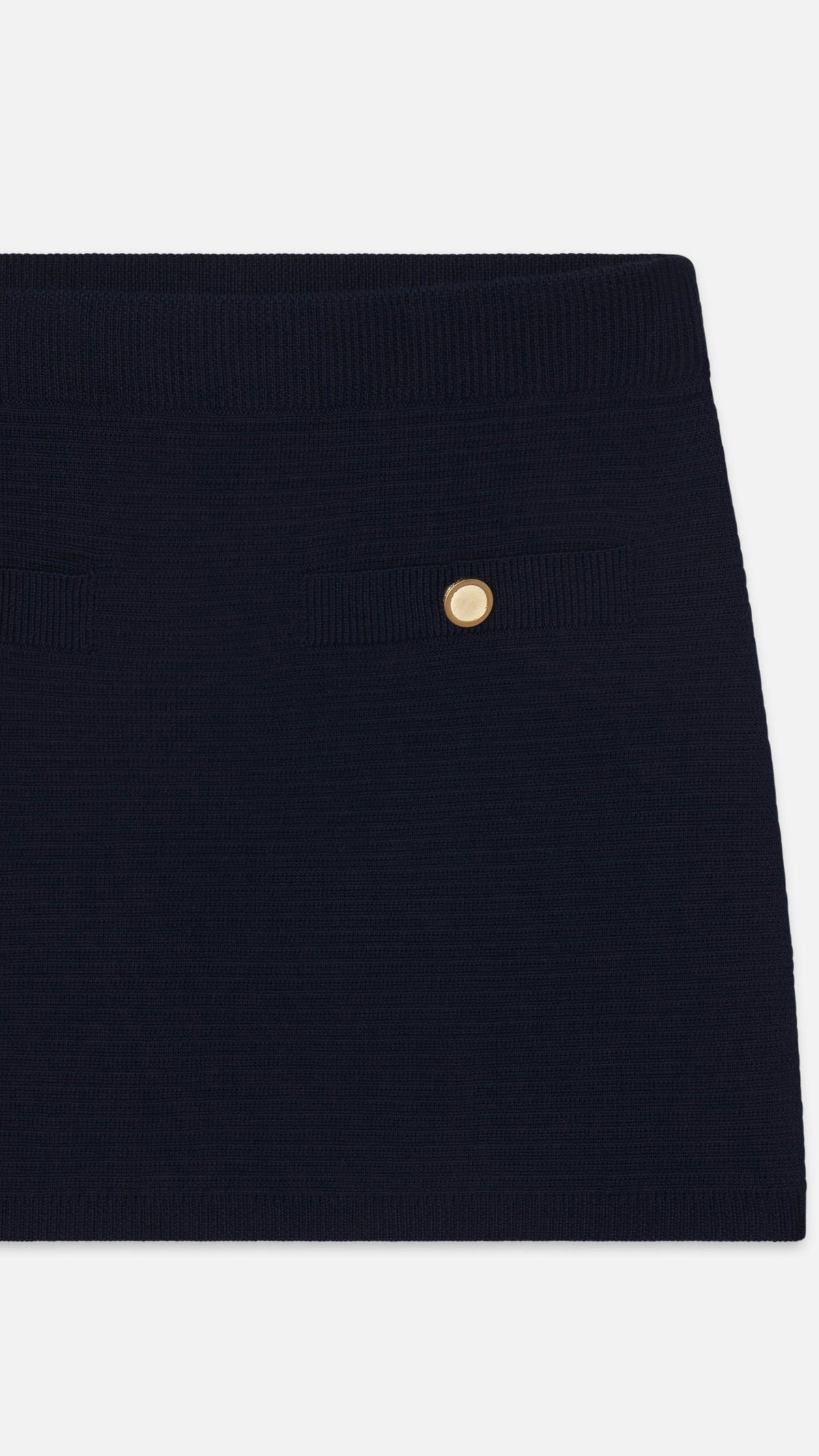 Frame Denim The Cruise Knit Skirt in Dark Navy