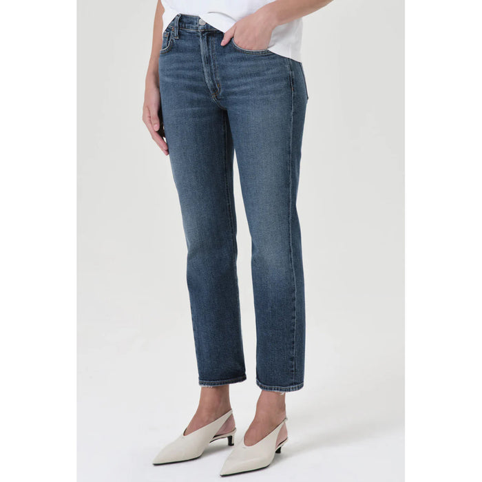 AGOLDE Denim Kye Straight Crop with Stretch in Control