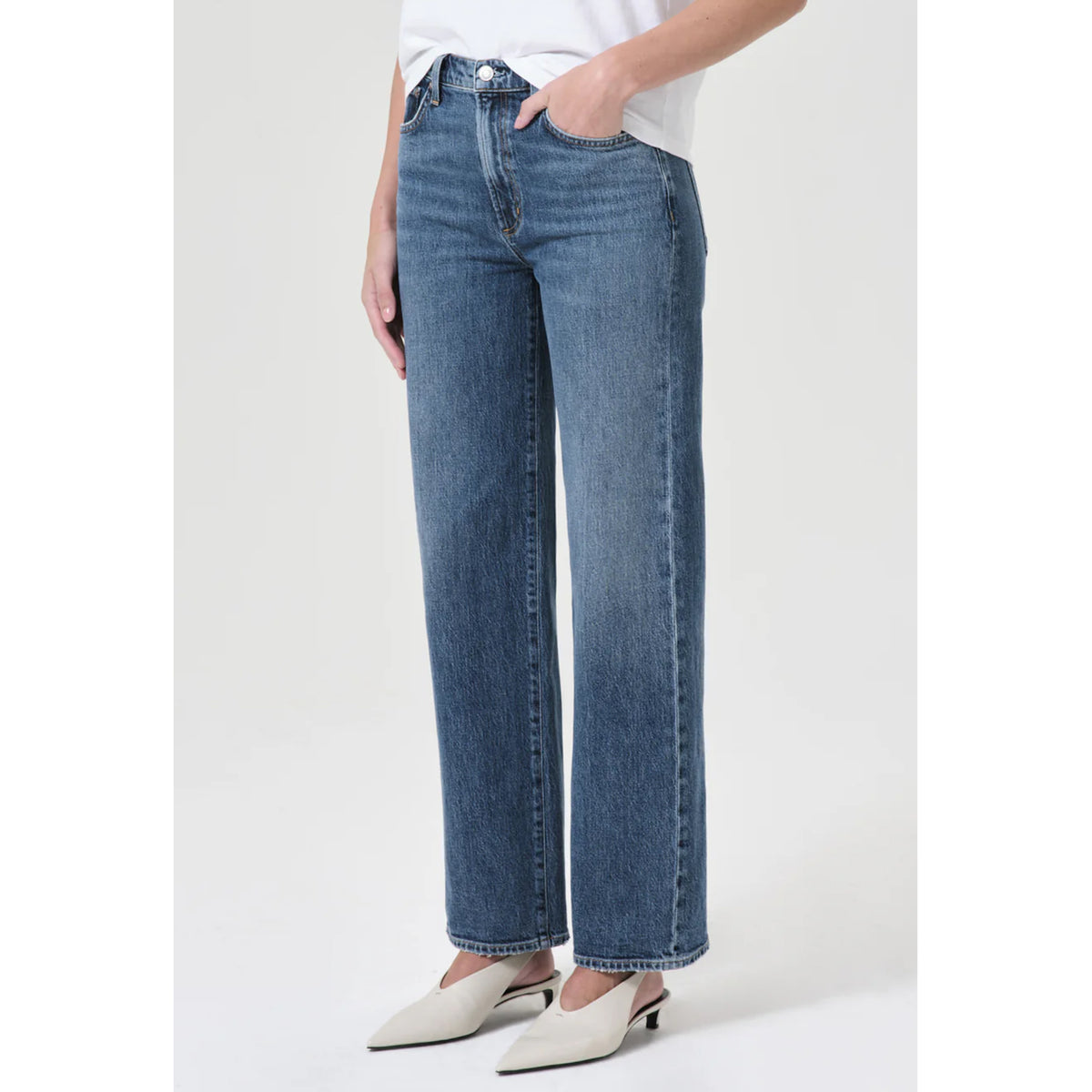 AGOLDE Denim Harper Straight Stretch in Fix