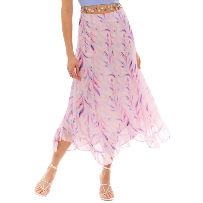 Allison New York Karina Midi Skirt in Soft Tropical