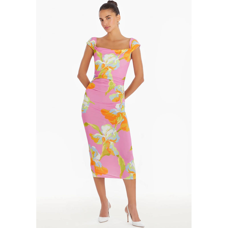 Amanda Uprichard Rebecca Midi Dress in Calypso