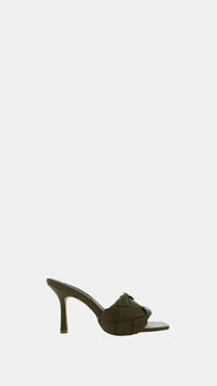 Billini Sandro Heeled Mule in Olive