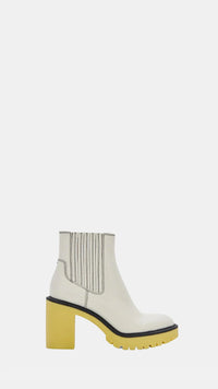 Dolce Vita Caster H2o Booties Leather in White/Green