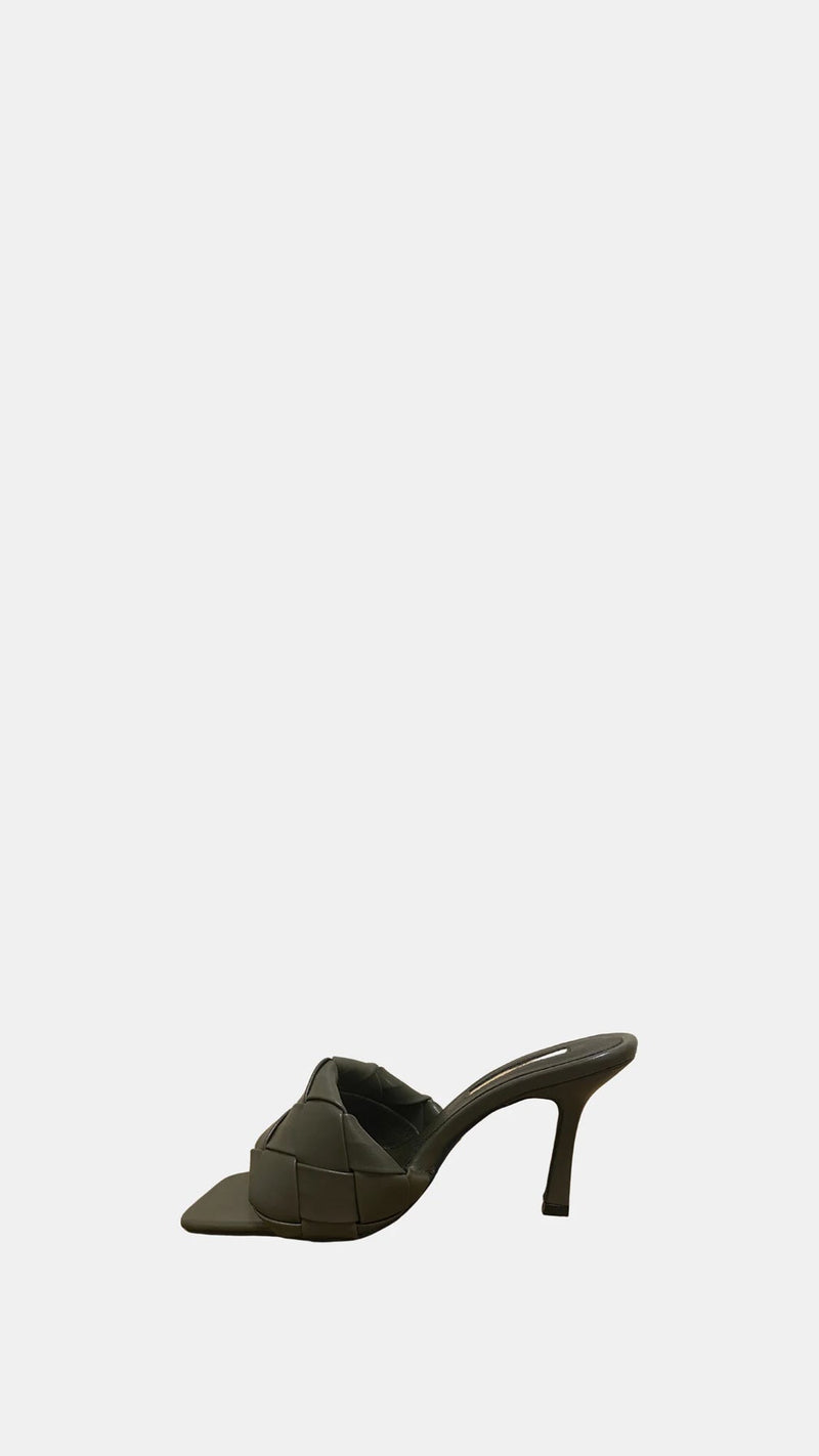 Billini Sandro Heeled Mule in Olive