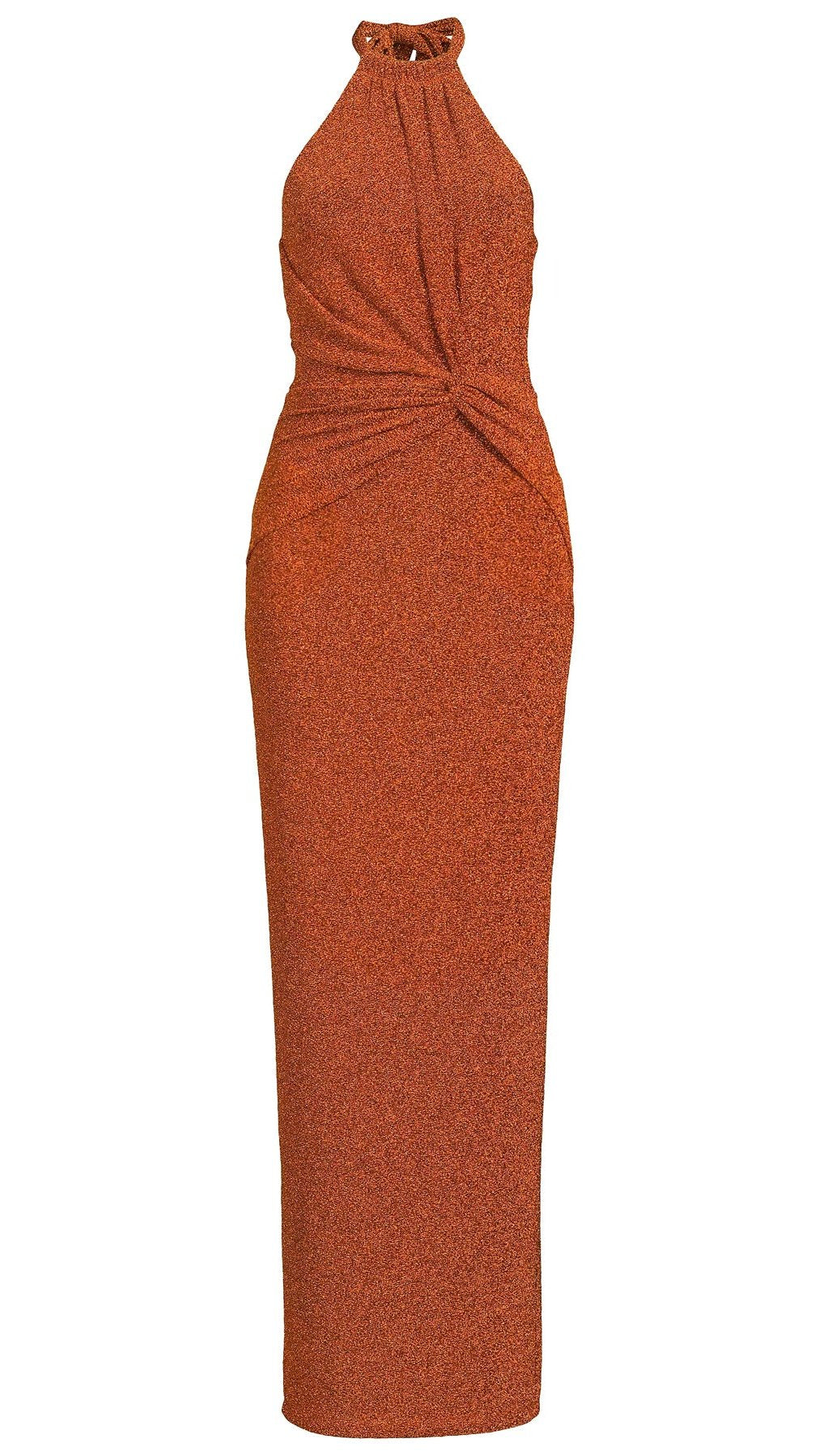 Black Halo Fina Halter Gown in Radiant Spice