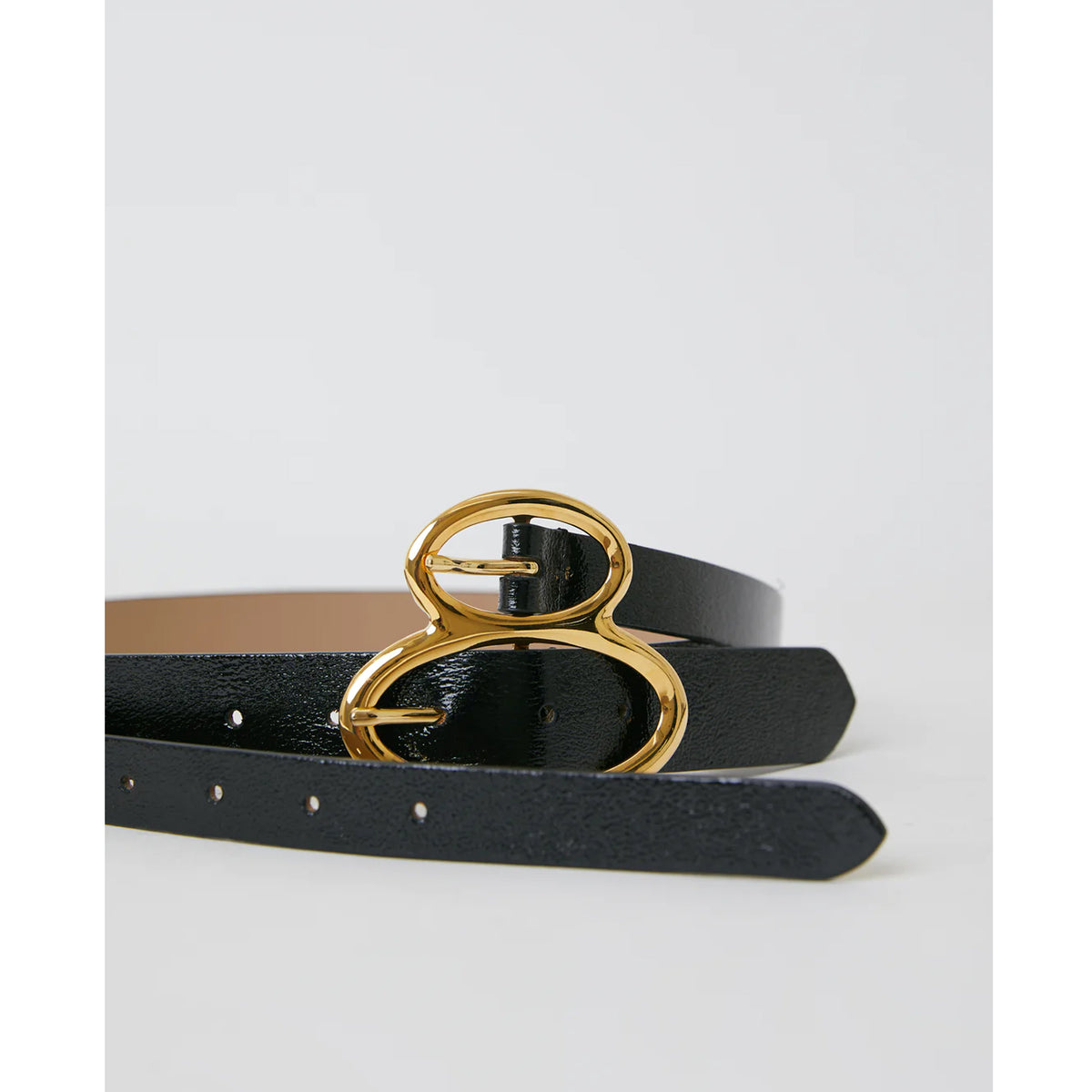 Louis Vuitton Snake Skin Belt with Golden Buckle - Belts - Costume