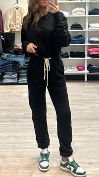 Les Tien Dylan Classic Sweatpants in Black