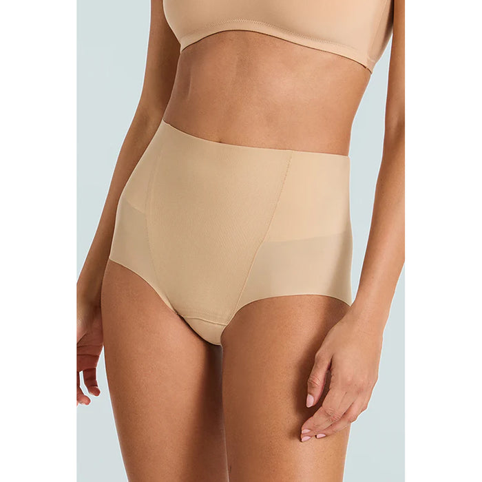 Commando Zone Smoothing Brief in Beige