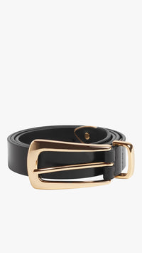 Favorite Daughter The Statement Belt in Black/Gold