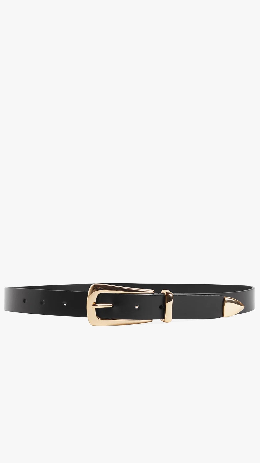 Favorite Daughter The Statement Belt in Black/Gold