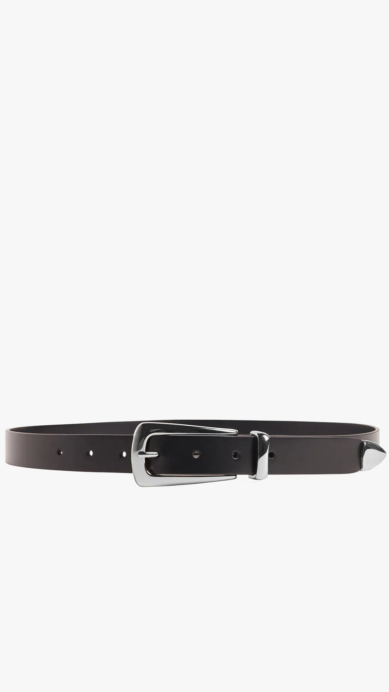 Favorite Daughter The Statement Belt in Black/Silver