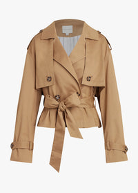 Favorite Daughter The Cropped Charles Trench in Sand