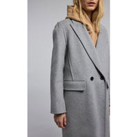 Generation Love Vance Wool Coat in Grey Melange