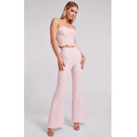 Generation Love Westley High Rise Flare Pant in Ballet Slipper