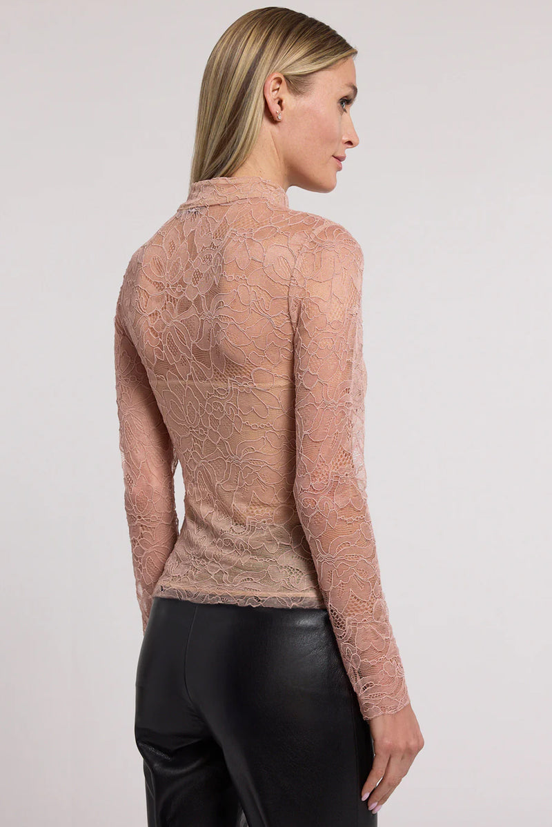 Generation Love Marielle Lace Top in Blush